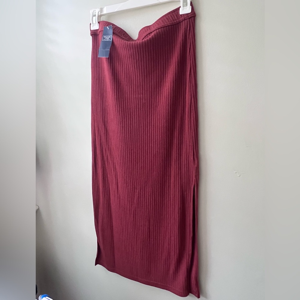 Abercrombie midi sweater skirt